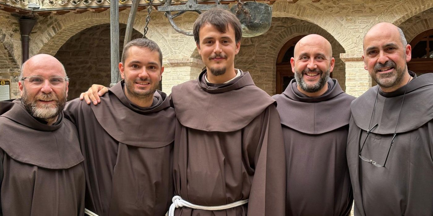 Alegría en la Provincia: nuestro hermano Alberto inicia el noviciado en Asís