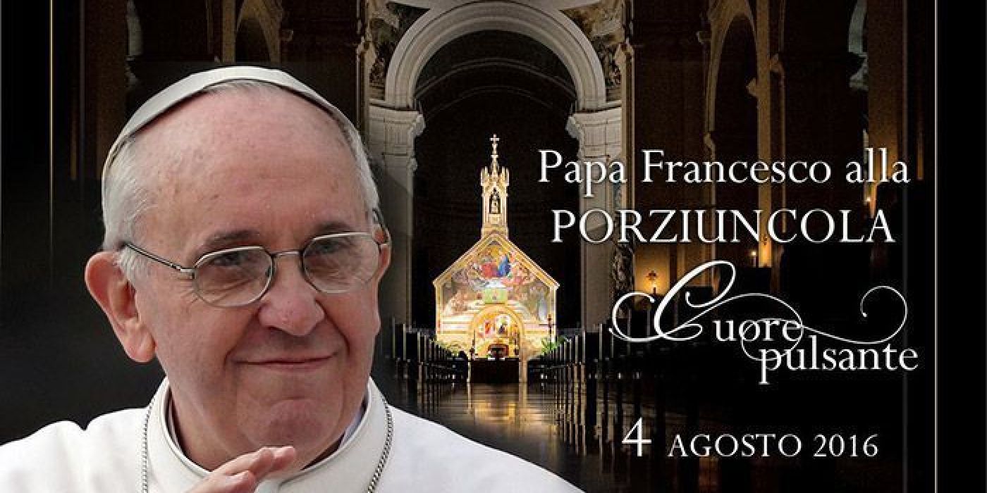 Programa de la Peregrinación que el Papa Francisco hará a la Porciúncula