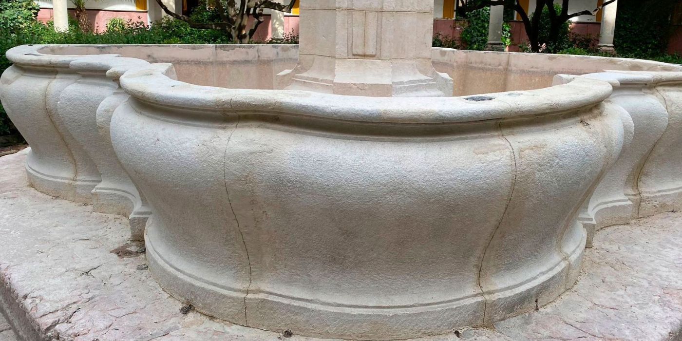 Restauración de la fuente del Claustro del Convento Madre de Dios de Lucena