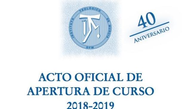 Inauguración Curso Académico 2018-2019 en el Instituto Teológico de Murcia