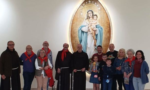 Bendición del icono de María Inmaculada en Beit Sahour