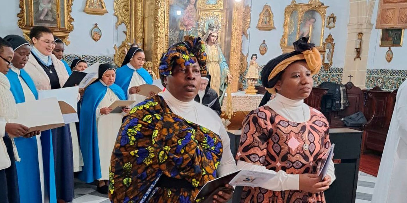 Toma de hábito en el Monasterio de las Concepcionista del Puerto de Santa María ( Cádiz)