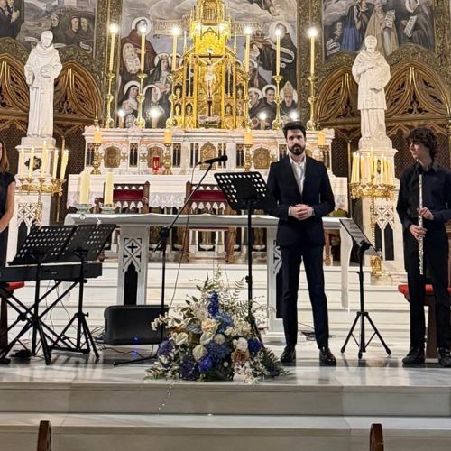 Velada musical en Ontinyent con motivo del VIII Centenario del tránsito de San Francisco