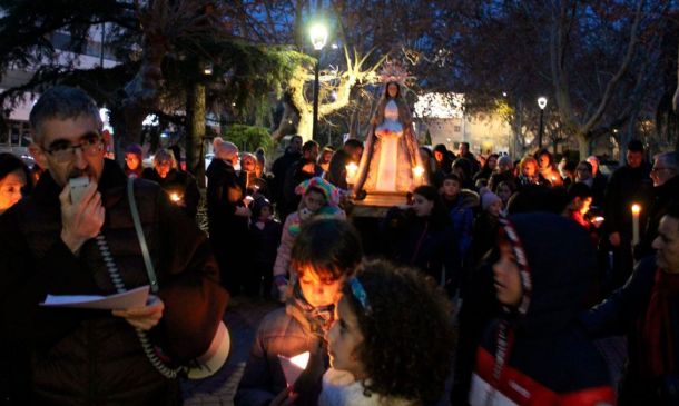 Los niños llenaron Ávila de la alegría de María Inmaculada